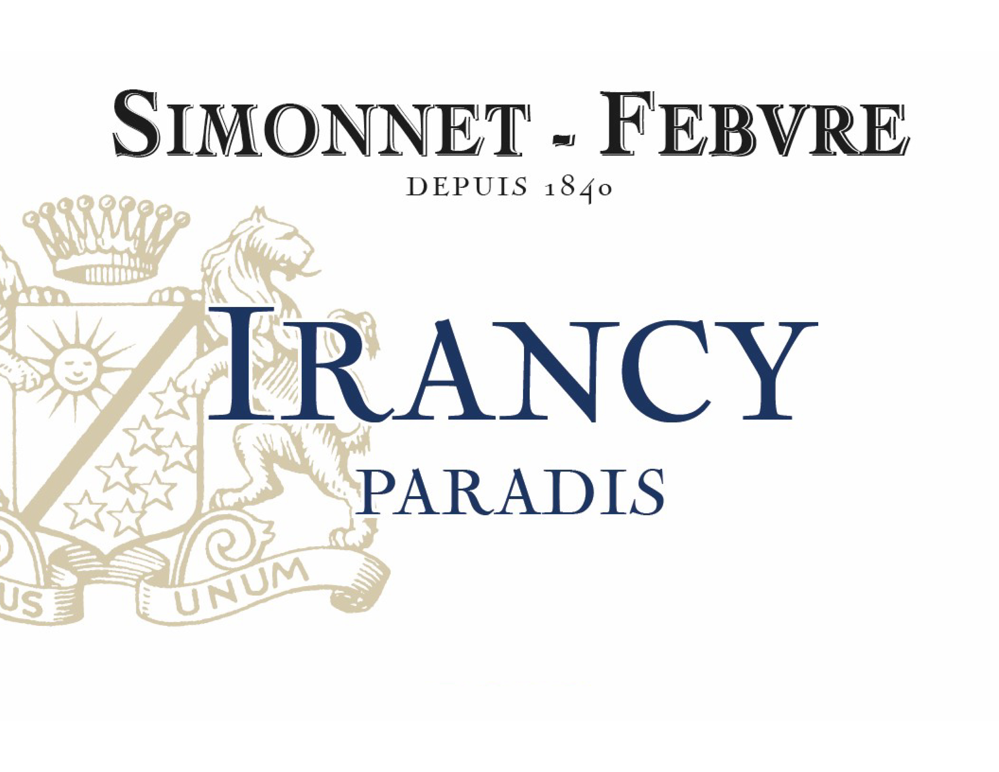 Simonnet-Febvre - Irancy Paradis label