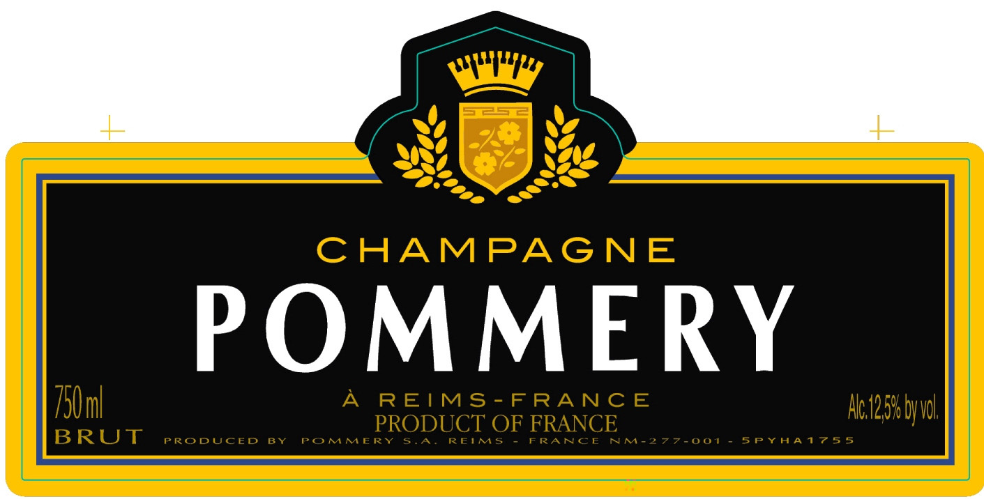 Pommery - Brut Noir label
