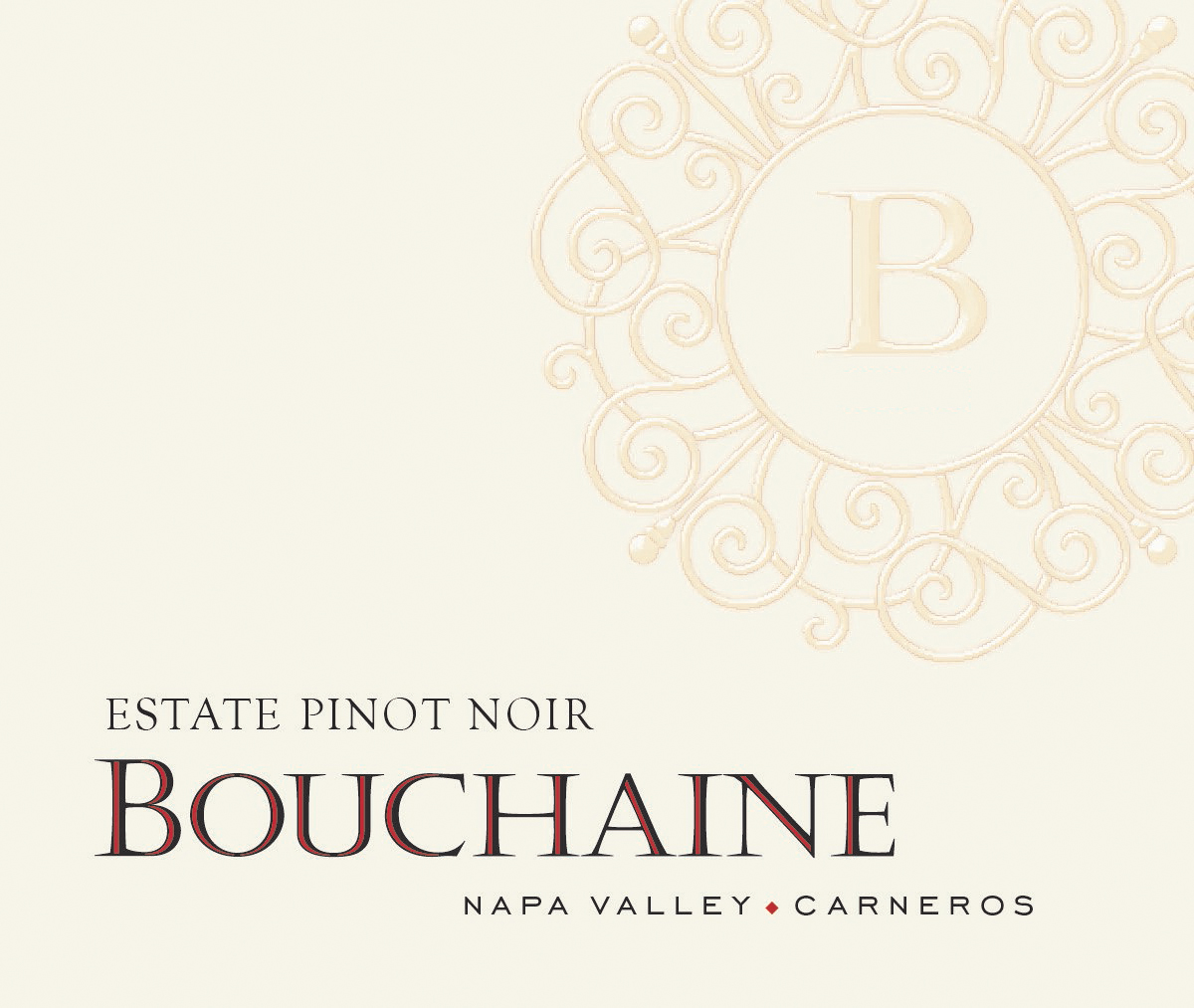 Bouchaine - Estate Vineyard - Pinot Noir label