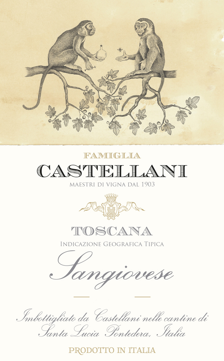 Famiglia Castellani - Collezione Collesano - Sangiovese label