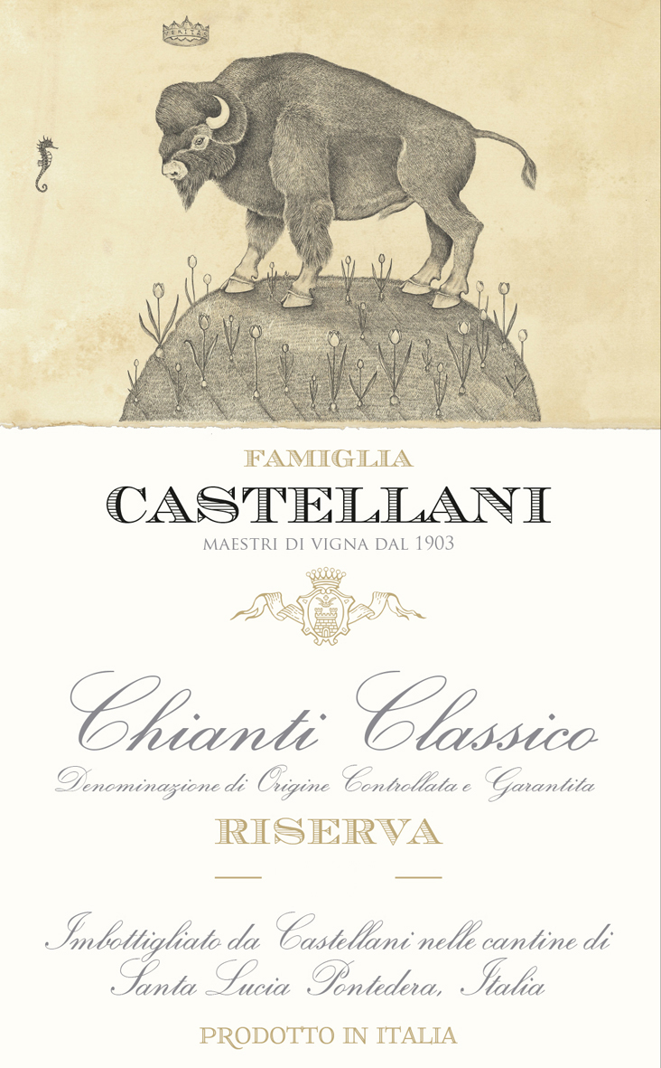 Famiglia Castellani - Collezione Collesano - Chianti Classico Riserva - Annata Storiche label
