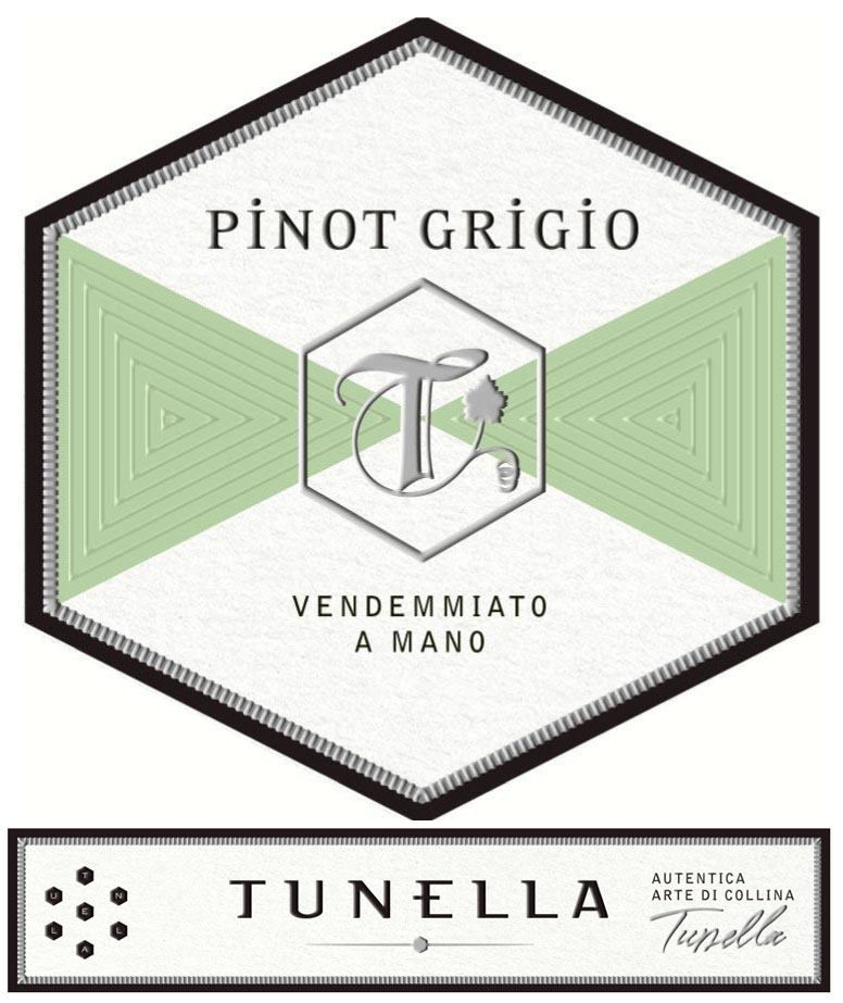 Tunella - Pinot Grigio label