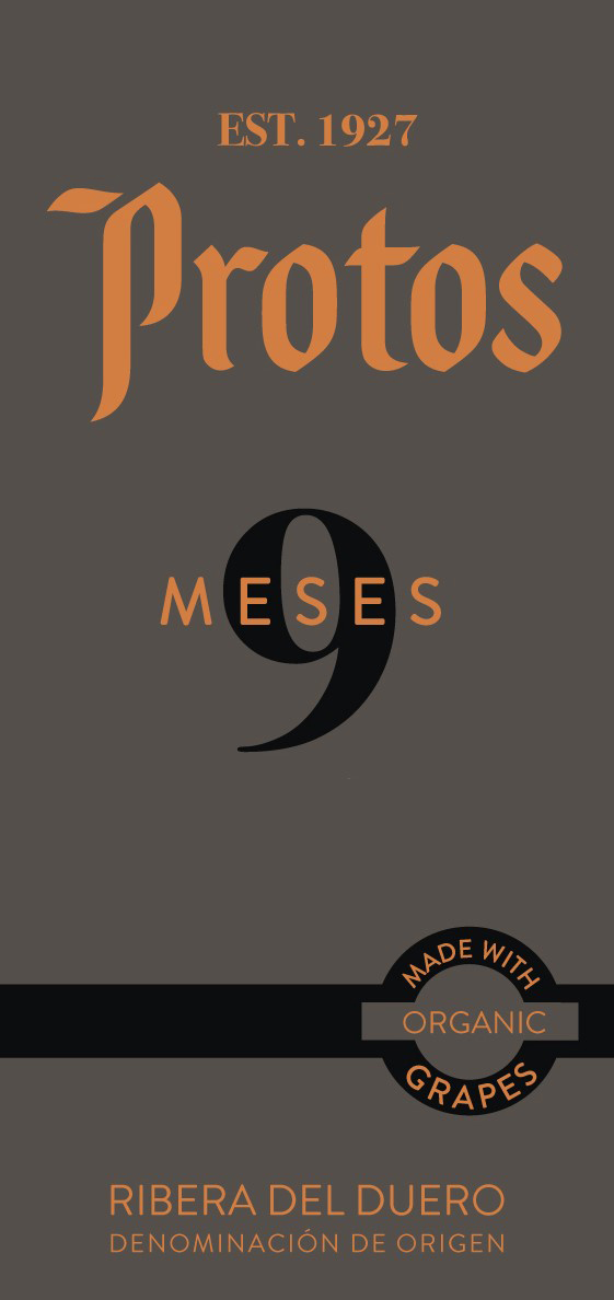 Protos - Tempranillo Organic label
