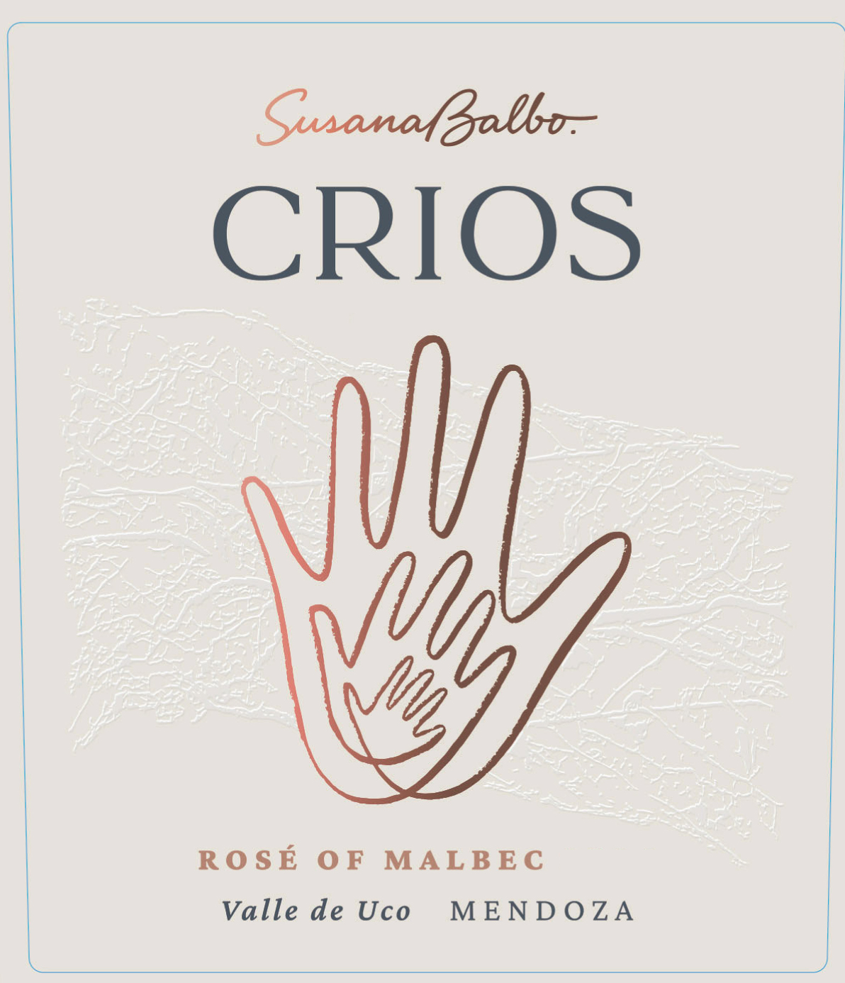 Crios - Rose of Malbec label