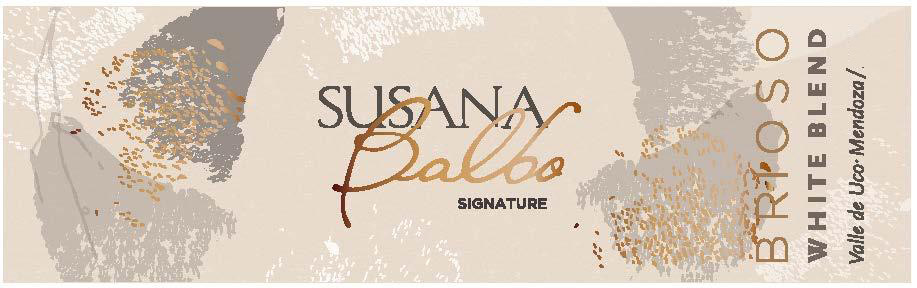 Susana Balbo - Signature Brioso White Blend label