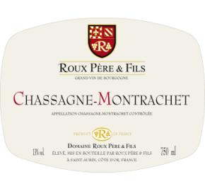 Roux Pere & Fils - Chassagne Montrachet Blanc label