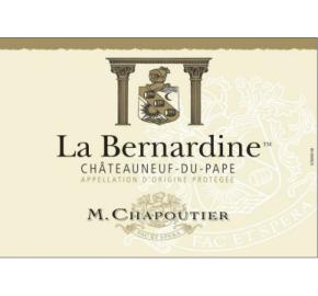 Chapoutier - Chateauneuf-du-Pape La Bernardine Blanc label
