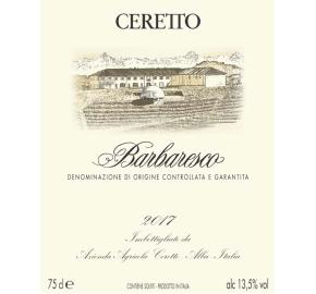 Ceretto - Barbaresco - Nebbiolo label
