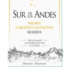 Sur de Los Andes - Malbec-Cabernet Sauvignon - Reserva label